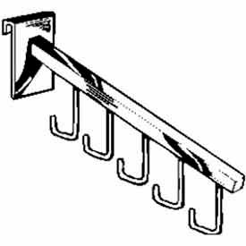 5 Hook Waterfall - 18"L - Chrome