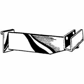 12"L Hangrail Bracket To Hold Rectangular Tubing - Chrome