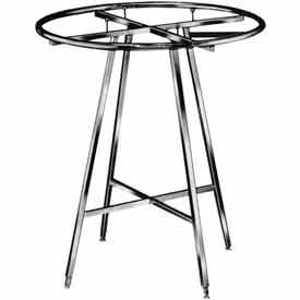 42" dia Round Folding Garment Rack - Welded Chrome