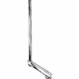 L-Shaped Leg For Grid Panel - Semi-Gloss White