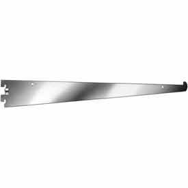 12" Tap-In Style Shelf Bracket - Satin Chrome