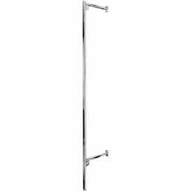 84"H X 1" Square Tubing Outrigger W/ Universal Slotting - Chrome