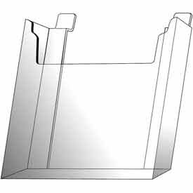 8-1/2"W X 11"H Acrylic Slatwall Literature Holder - Clear