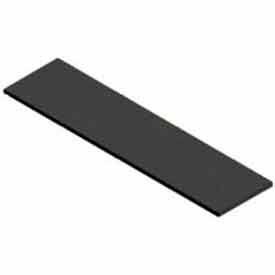12" X 48" Melamine Shelf - Black