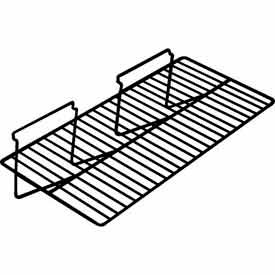24"W X 12"D Straight Shelf - Epoxy Chrome