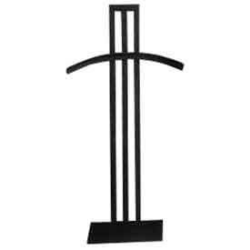 Countertop Costumer w/ Shoulder Bar - Matte Black