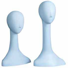 20" Ladies' Abstract Fiberglass Head - Cameo White