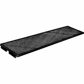 43"L x 14-1/2"W Perforated Metal Shelf For Mirage Mini-Ladder System - Matte Black