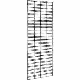 2'W X 7'H - Slatgrid Panel - Semi-Gloss Black