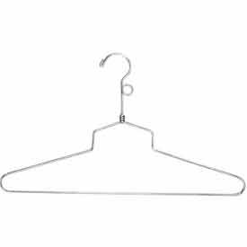 12" L Steel Blouse And Dress Hanger With Loop Hook - Chrome