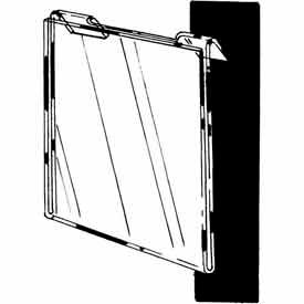 11"W X 8-1/2"H Acrylic Horizontal For Slatwall/Gridwall - Clear