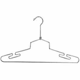 16" L Steel Lingerie Hanger W/ Regular Hook - Chrome