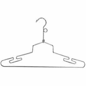 16" L Steel Lingerie Hanger with Loop Hook - Chrome