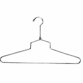 18" L Steel Blouse And Dress Hanger With Regular Hook - Chrome