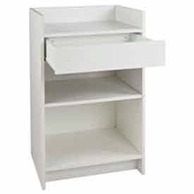 20"D x 24"W x 38"H Register Stand - White