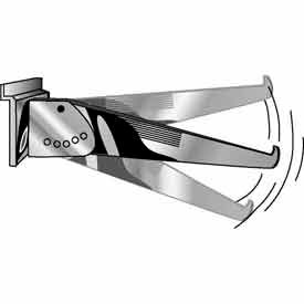 12" Adjustable Shelf Bracket - Slatwall - Chrome