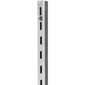 48" Heavy Weight Single Slot W/ 1/2" Slots On 1" Centers - Satin Zinc