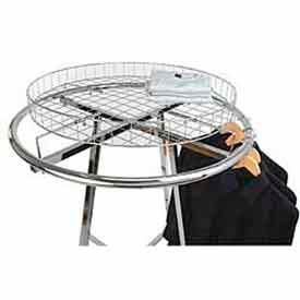 Grid Basket Rack Topper - Chrome