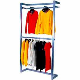 96"H x 50"W x 16"D Wall Module - Satin Chrome