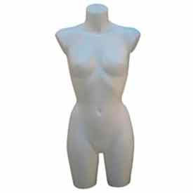 Female 3/4 Torso, No Arms - Milky White