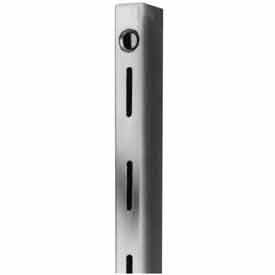 96" Heavyweight Single Slot with 1" Slots On 2" Centers - Satin Zinc