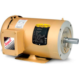 3-Phase Motor, 2 HP, 1755 RPM, 143TC Frame, C-Face Mount, TEFC, 575 Volts