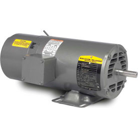 Motor, 1HP, 1725RPM, 3PH, 60HZ, 56, BRAKE, OPEN