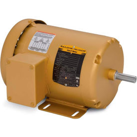 1HP Baldor-Reliance Motor, 1765RPM, 3PH, 60HZ, 56 Frame, TEFC, F1, NEMA Compliance