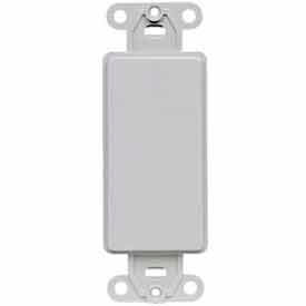 QuickPort Decora Multimedia Blank Insert, Gray