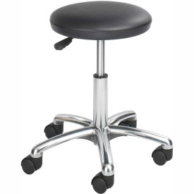Lab Stool - Vinyl - Pneumatic - 16"H to 21"H - Black
