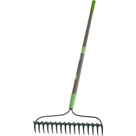 16-Tine Double Play Bow Rake with Fiberglass Handle