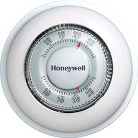 The Round Mercury Free Thermostat T87K1007, With Manual Changeover