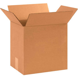 Cardboard Corrugated Boxes, 12-1/4"L x 9-1/4"W x 12"H, Kraft
