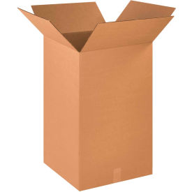 Tall Cardboard Corrugated Boxes, 18"L x 18"W x 30"H, Kraft