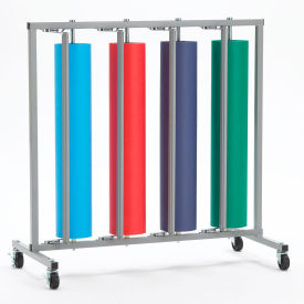 Vertical Paper Dispenser, 48-1/2"W x 25"D x 47-1/2"H, Gray