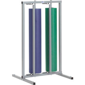 Vertical Double Roll for 36" Material Width, 26"W x 25"D x 44"H, Light Gray