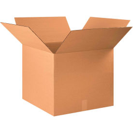 Cardboard Corrugated Boxes, 22"L x 22"W x 18"H, Kraft