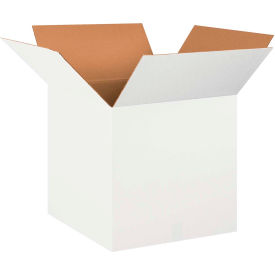 Cardboard Corrugated Boxes, 20"L x 20"W x 20"H, White