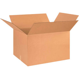 Cardboard Corrugated Boxes, 26"L x 20"W x 16"H, Kraft