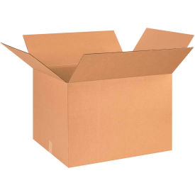 Cardboard Corrugated Boxes, 26"L x 20"W x 18"H, Kraft