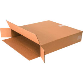 Side Loading Cardboard Corrugated Boxes, 24"L x 5"W x 24"H, Kraft