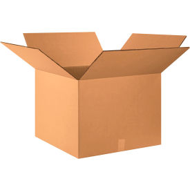 Heavy Duty Double Wall Corrugated Boxes, 24"L x 24"W x 18"H, Kraft