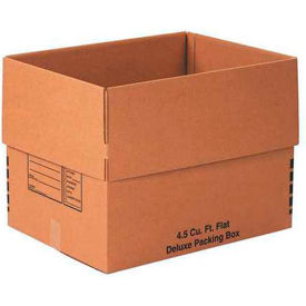 Deluxe Cardboard Corrugated Boxes, 24"L x 18"W x 18"H, Kraft
