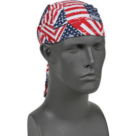 Chill-Its 6615 High-Performance Dew Rag, Stars/Stripes, One Size