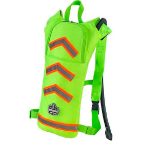 Chill-Its Hi-Vis Low Profile Hydration Pack, Lime, 2 Liter