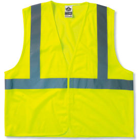 GloWear 8205HL Class 2 Super Econo Vest, Lime, L/XL