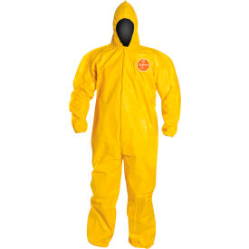 Tychem 2000 Coverall, Yellow, 5X, 12/Qty