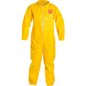 Tychem® 2000 Coverall Front Zipper Yellow 5X 12/Qty