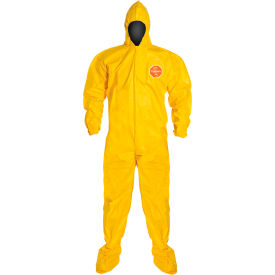 Tychem 2000 Coverall Hood & Socks/Boots, Yellow, 5X, 12/Qty