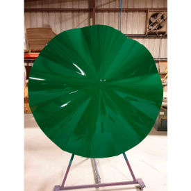 Fiberglass Umbrella, 72", Round, Wave, 8' Pole, Green